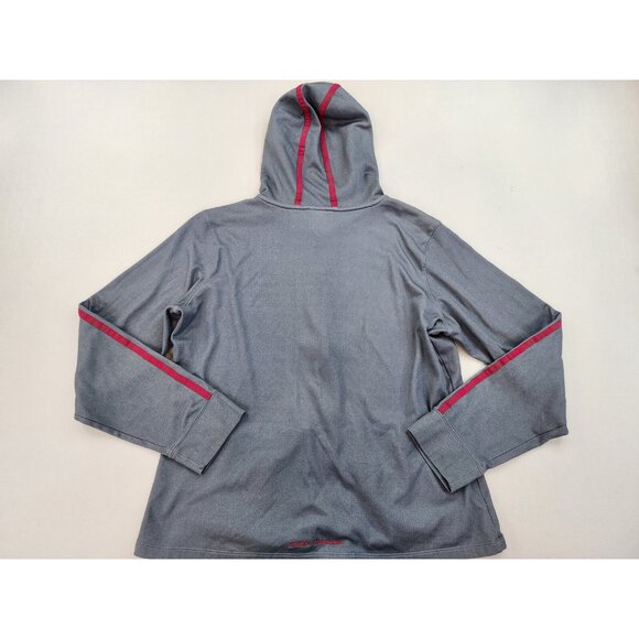 UNDER ARMOUR Storm Full Zip Up Gray Red Hooded Sweatshirt Hoodie Women's Size L - Picture 8 of 9